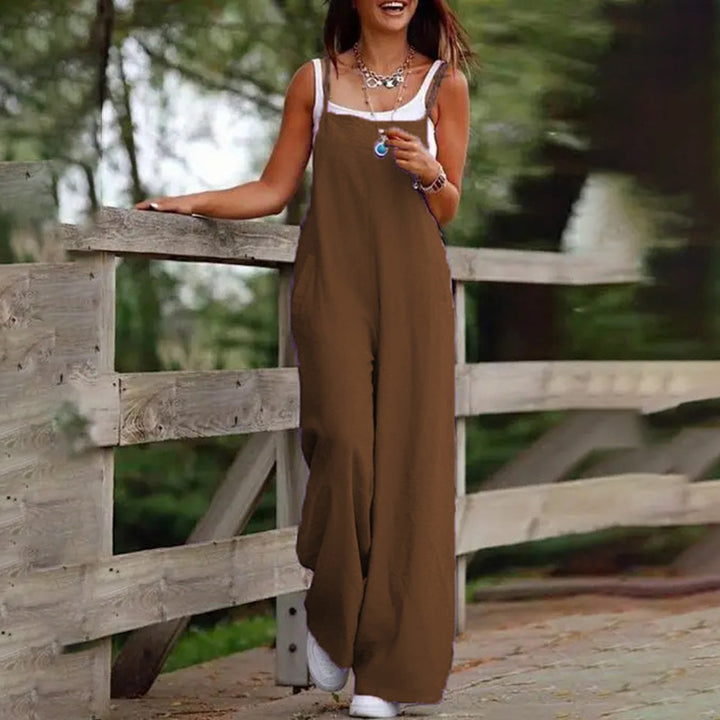 Relaxed Wide Leg Jumpsuit
