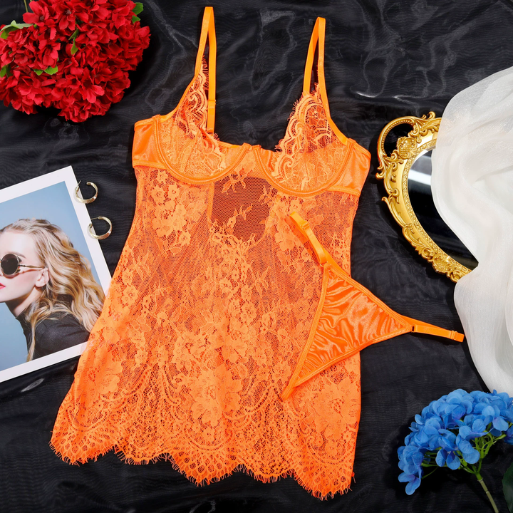 Eyelash Lace Nightgown