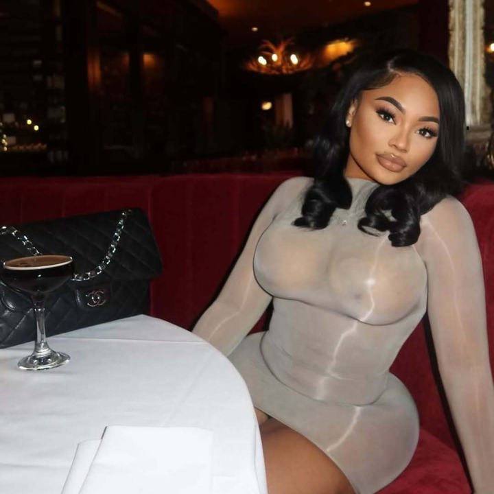 Glossy Sheer Bodystocking Dress