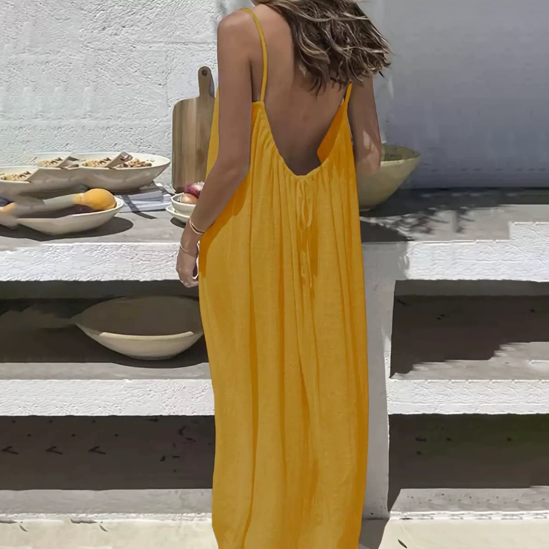 Backless Spaghetti Strap Lounge Dress