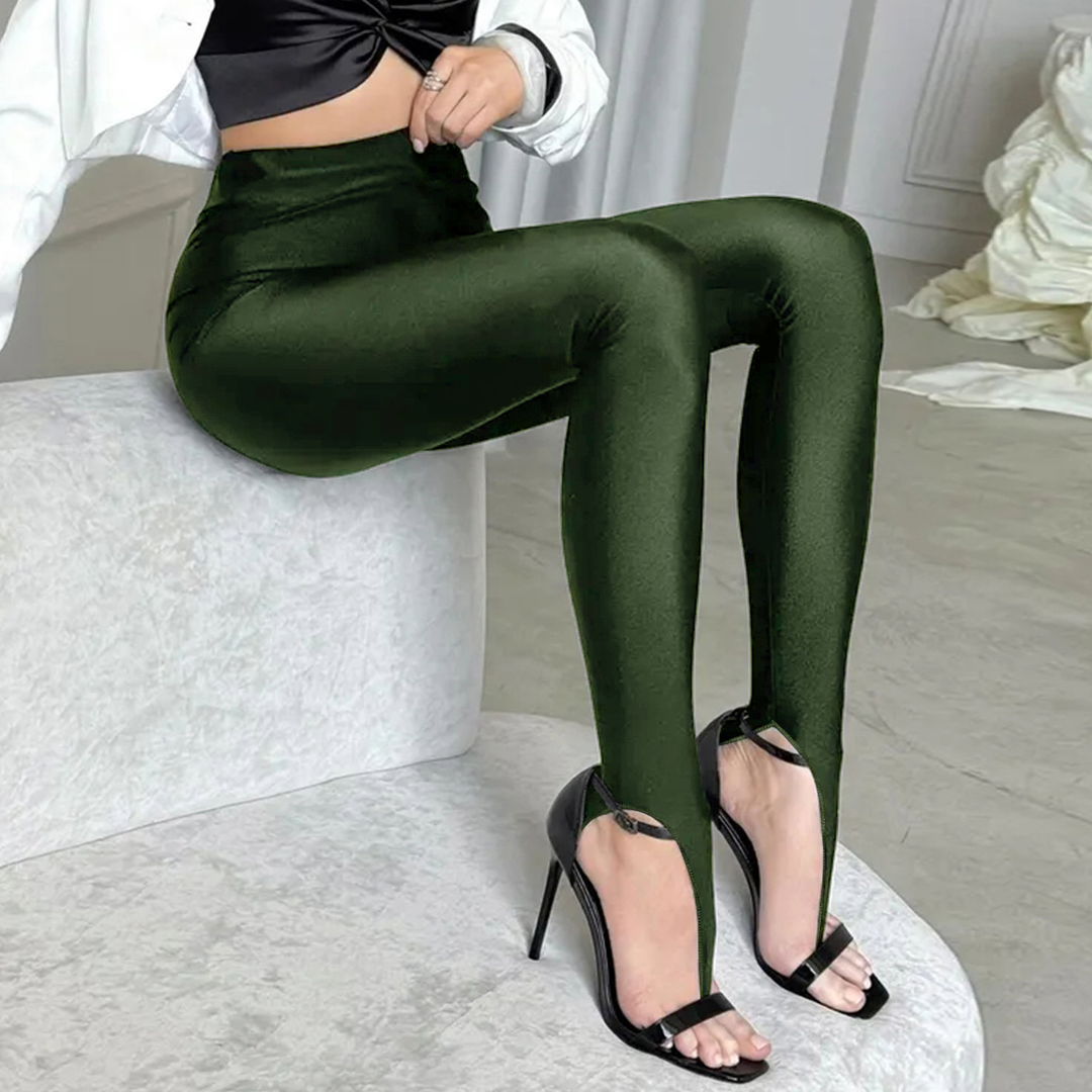 High-Rise Stretch Shimmer Leggings