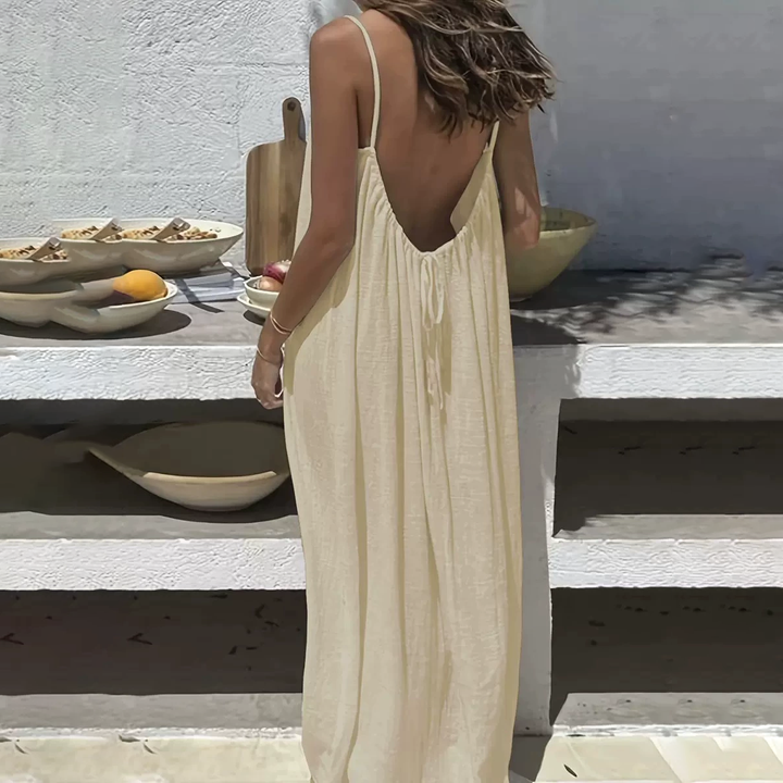 Backless Spaghetti Strap Lounge Dress