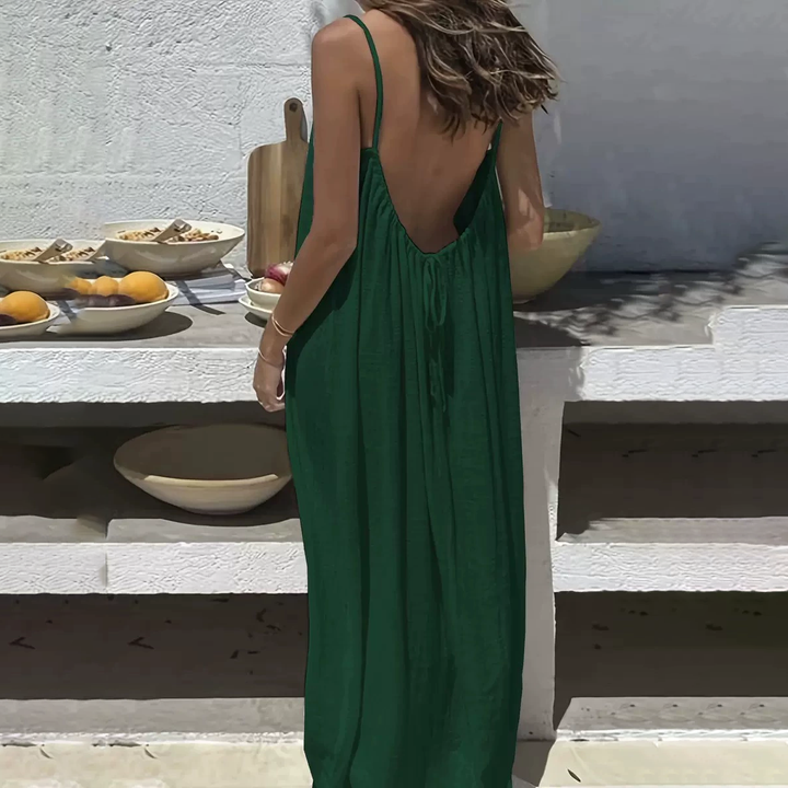 Backless Spaghetti Strap Lounge Dress