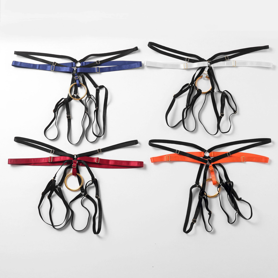 Men’s Strappy Briefs – Cutout Ring Detail