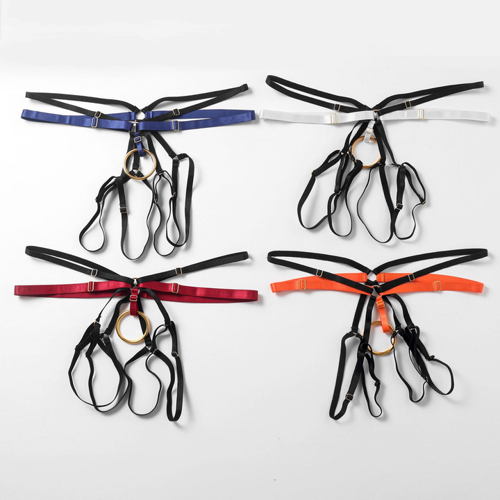 Men’s Strappy Briefs – Cutout Ring Detail