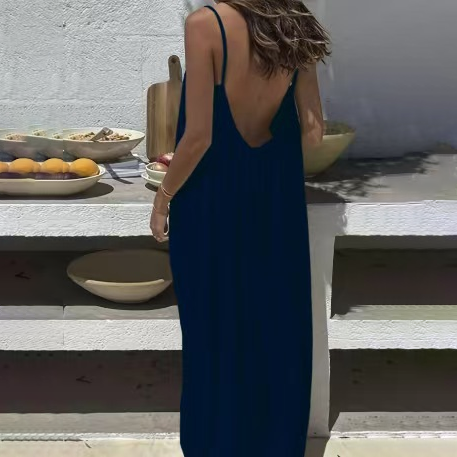 Backless Spaghetti Strap Lounge Dress