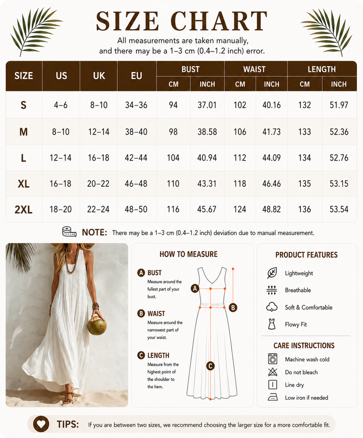 Relaxed Halter Neck Resort Maxi Dress