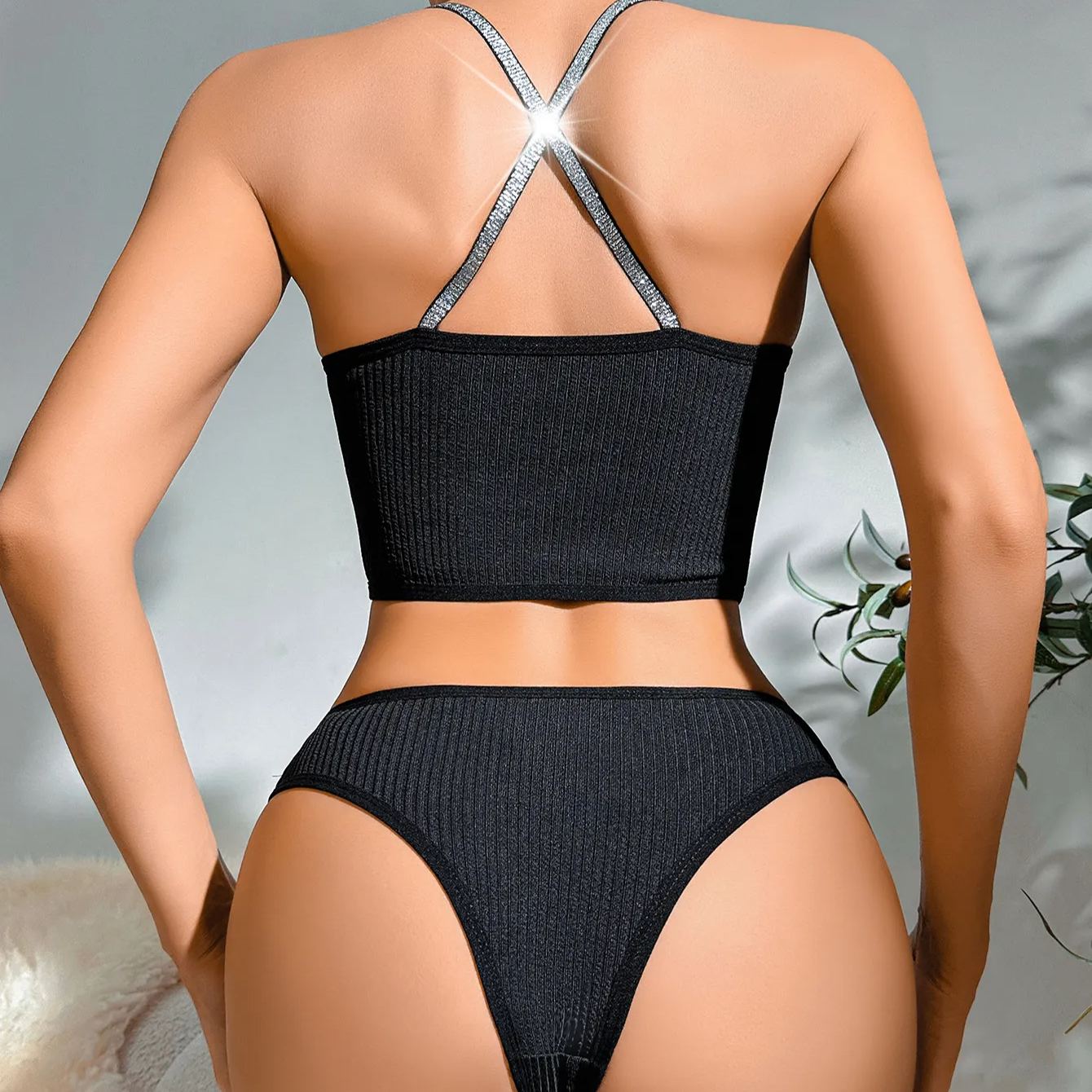 Push-up comfortable breathable panty set
