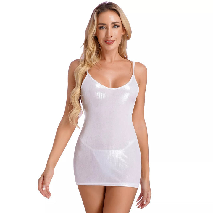 Tight breathable low-cut backless dress