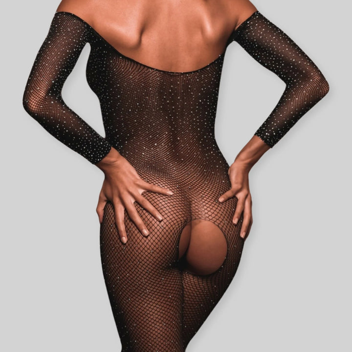 Sparkling Crotchless Bodysuit